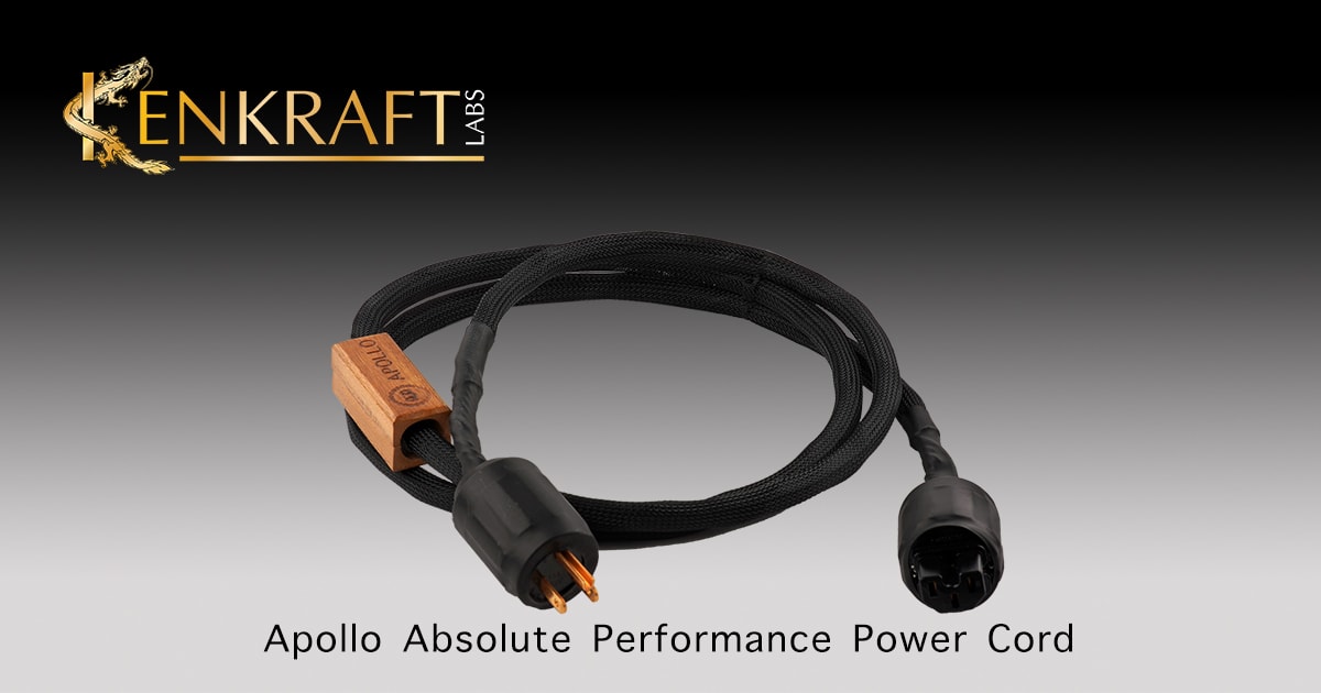 10G 10 FT WITH 24K GOLD IEC CONNECTORS LASPADA AUDIO APOLLO III POWER CABLE 